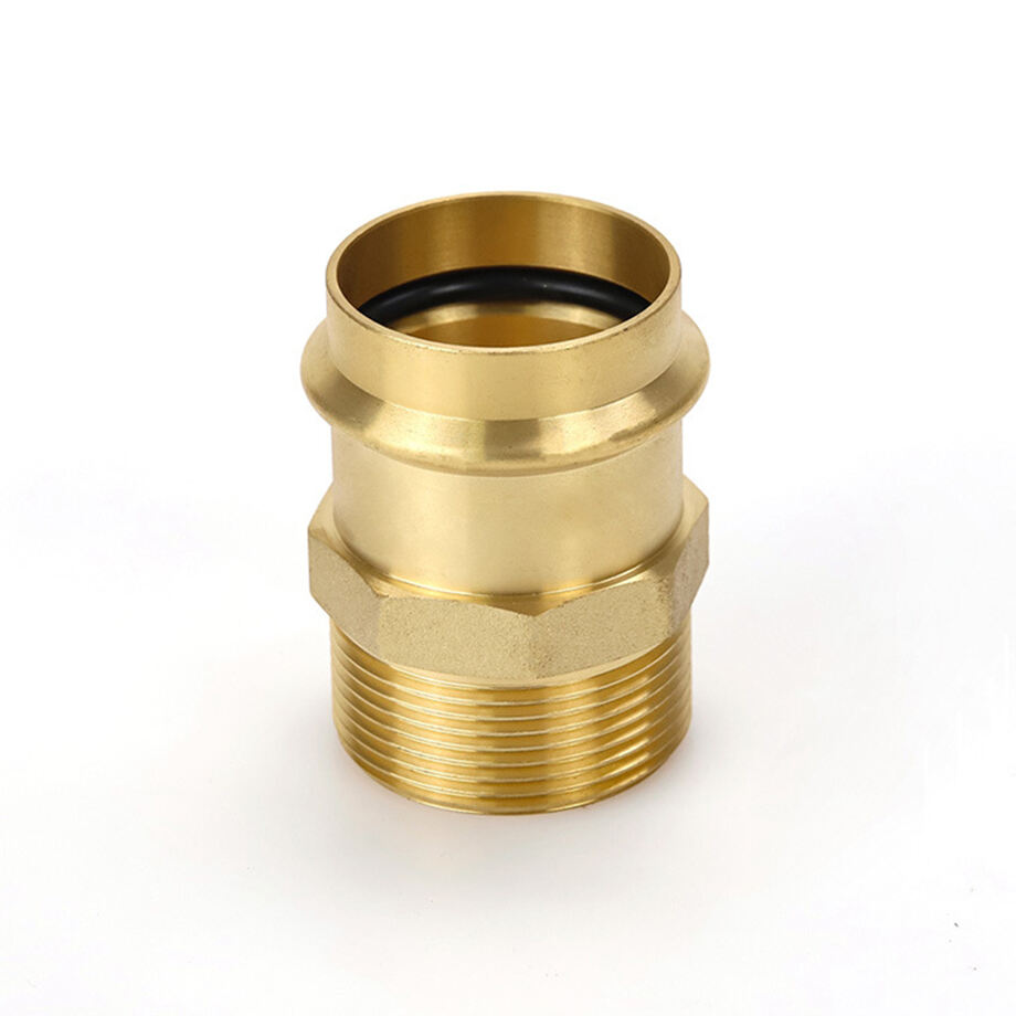 Copper Press Fitting male street adapter