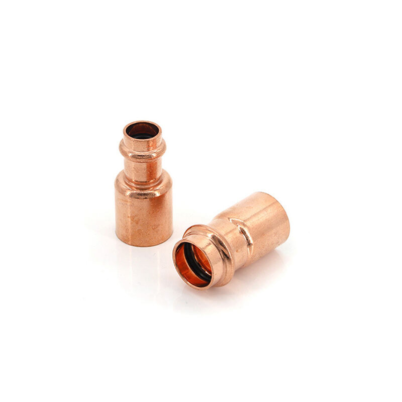 copper v press fitting Reducing adapter coupling