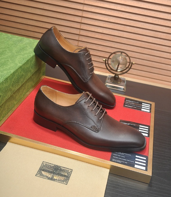 Men's luxury genuine leather top layer cowhide new breathable men's formal casual leather shoes