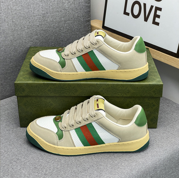 New high-quality shoes made of cowhide leather lining casual shoes big brand same style sneakers dirty shoes