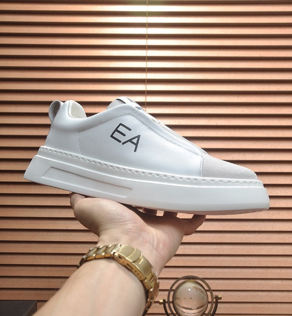European Station 2 New Lazy One-step Slip-on No-laces Fashion Casual Business Shoes Men's Sneakers Leather Shoes