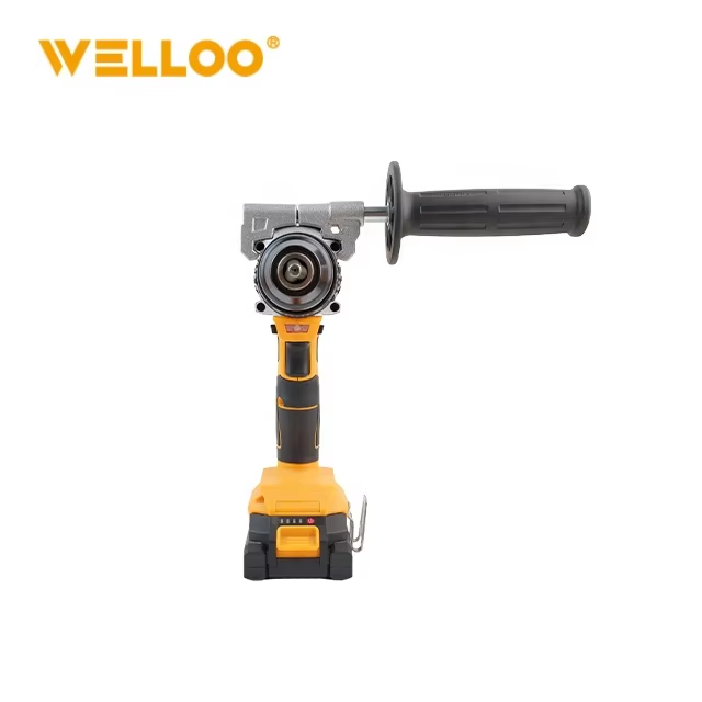 Industrial Grade Cordless Drill 21V Cordless Drill Machine Tool for Effortless Drilling Into Wood, Plastics, and Metal