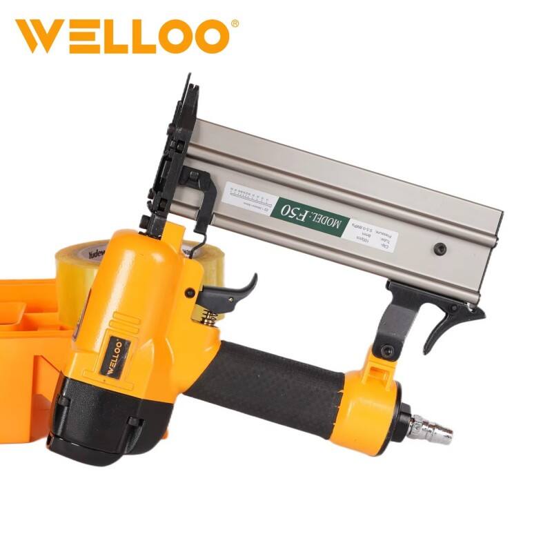 0.45-0.8MPa 25-50mm Pneumatic Nail Gun Air Nail Gun Woodworking Air Tools Pneumatic Nail Gun