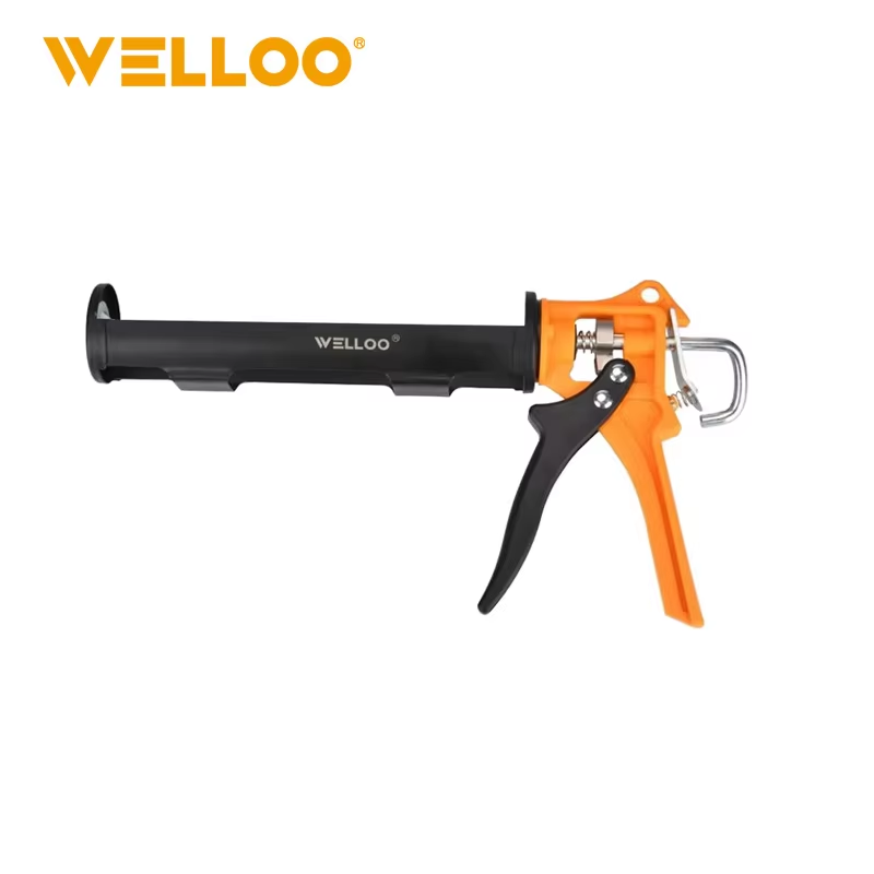 The Factory Supplies Handle Caulking Gun 225mm Caulking Gun with Built-in Smoother Tool Scraper