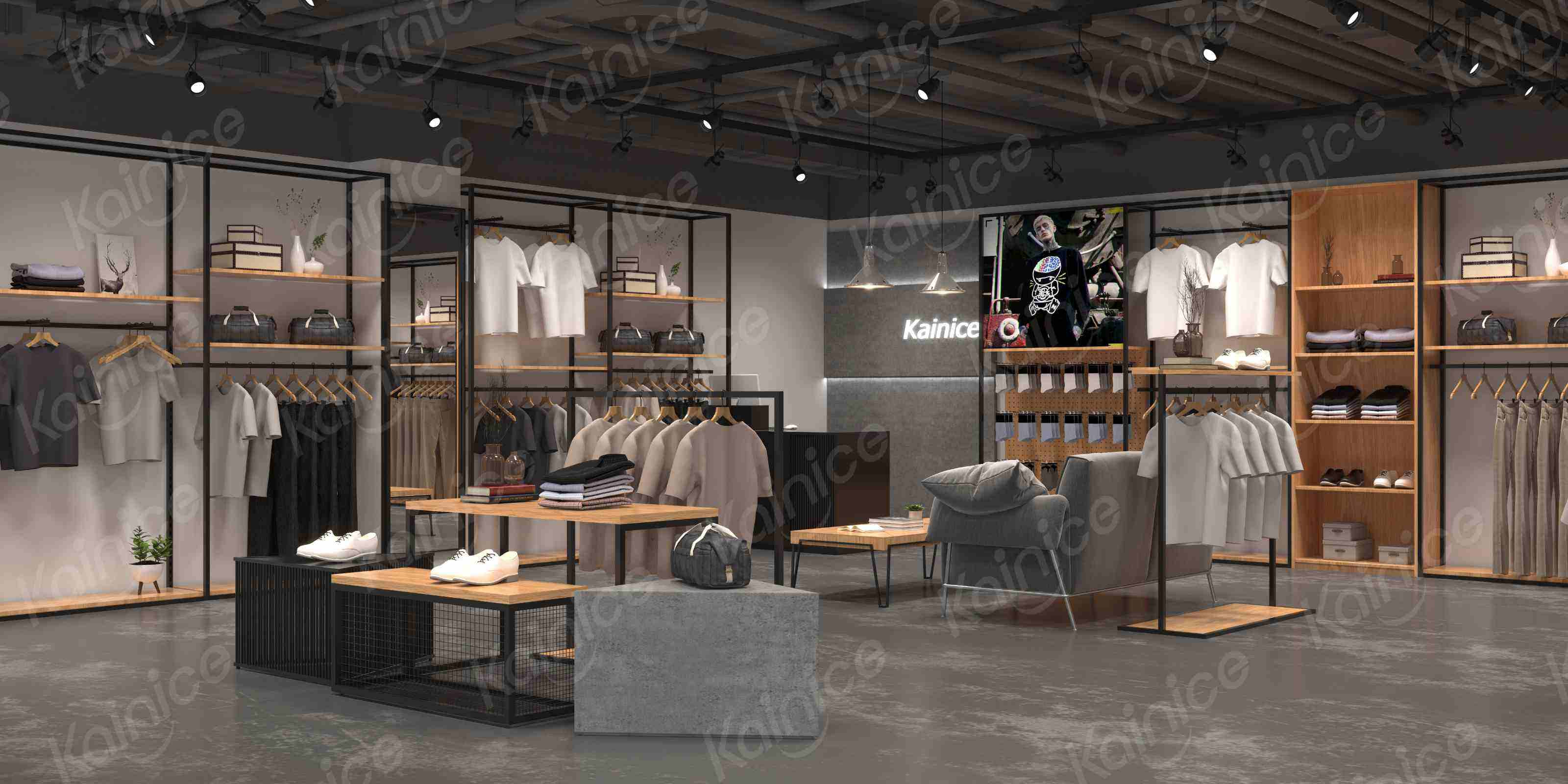 clothing retail store fixtures