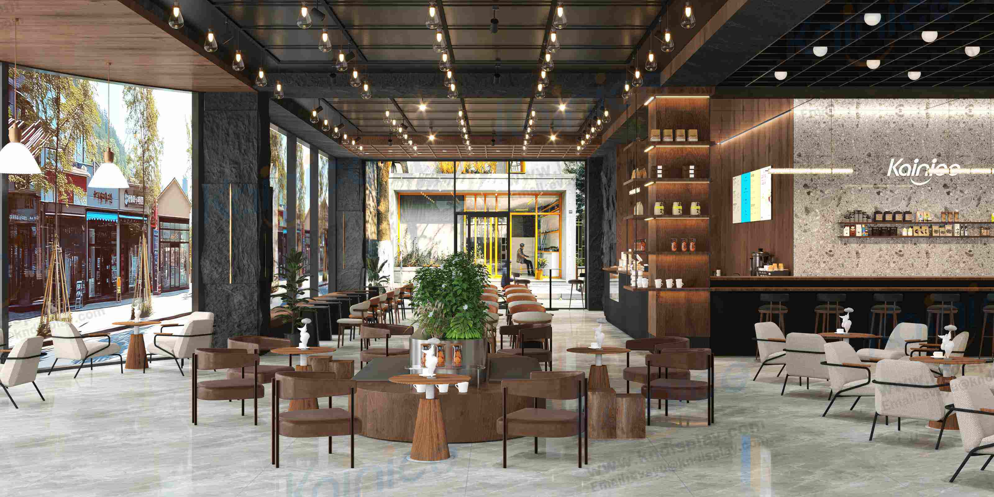 coffee bag display rack