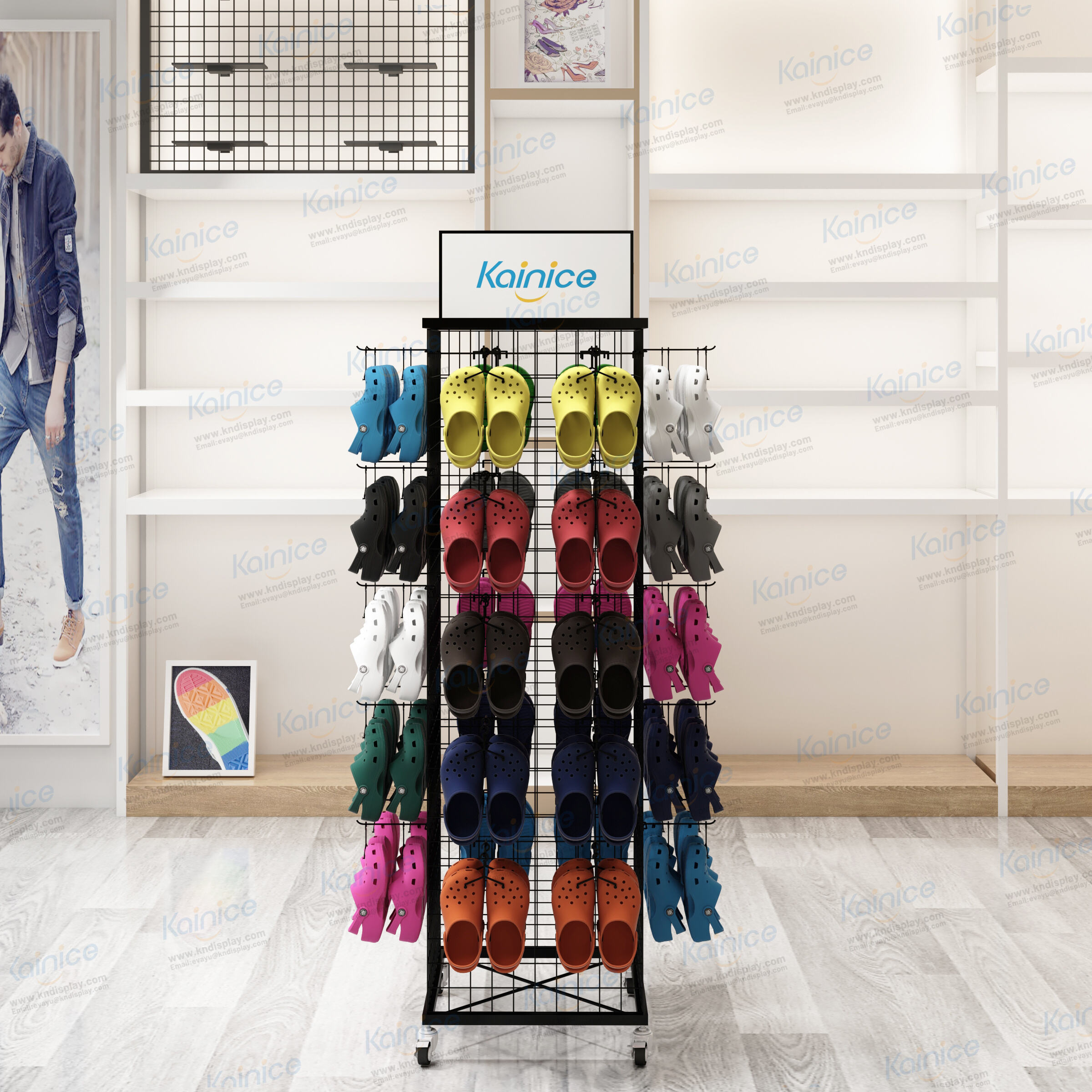 Crocs Display Stand details