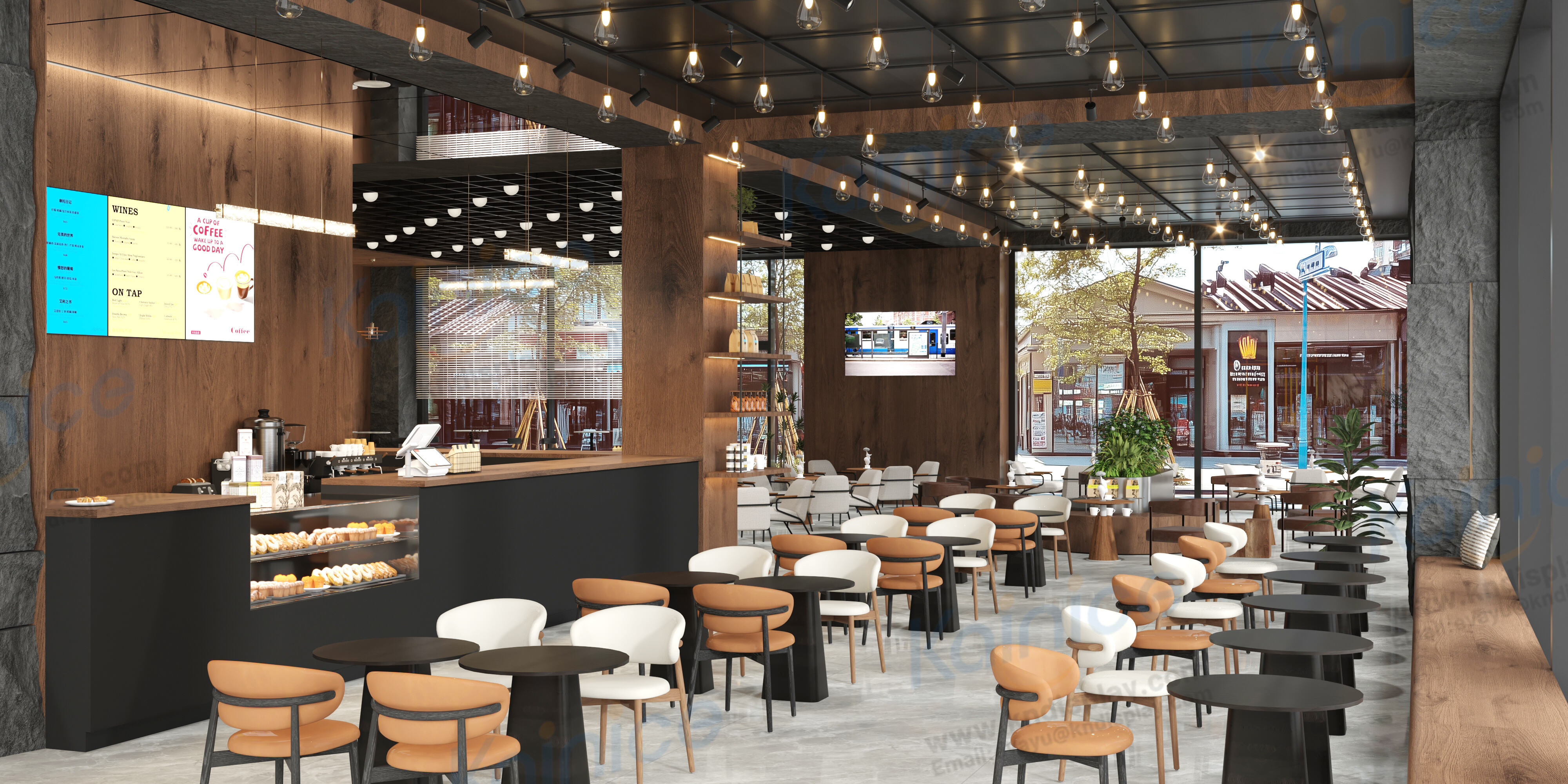 coffee store display