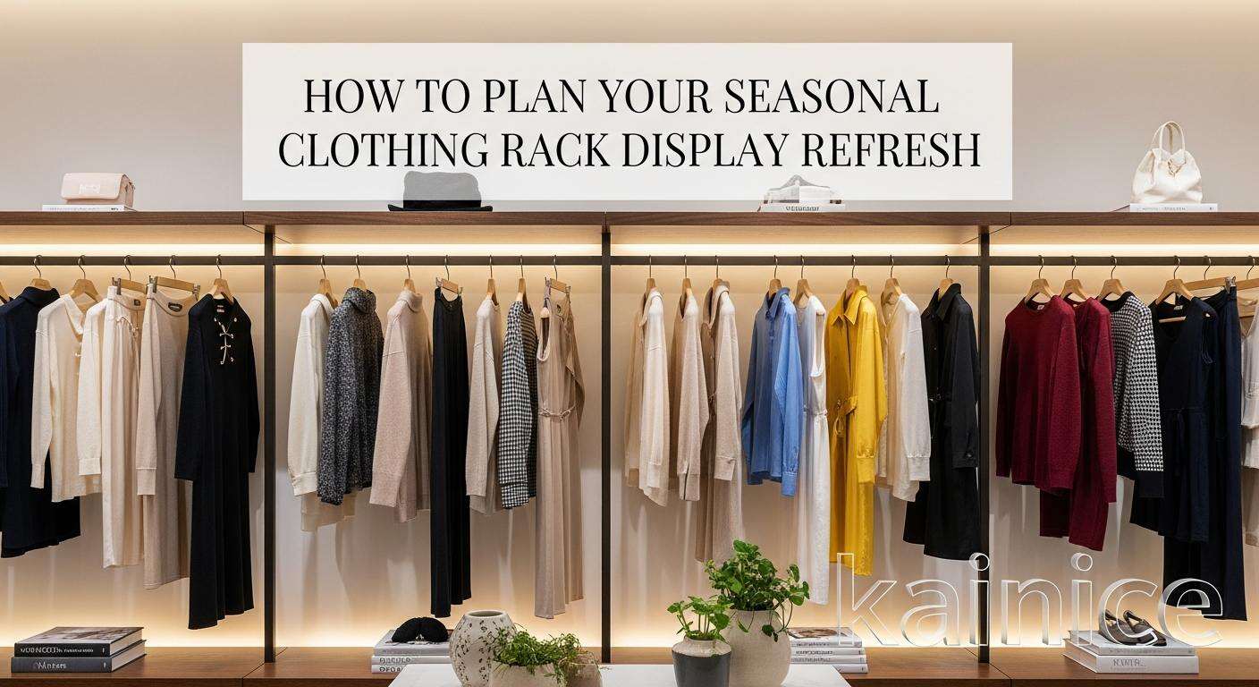 How to Plan Your Seasonal Clothing Rack Display Refresh