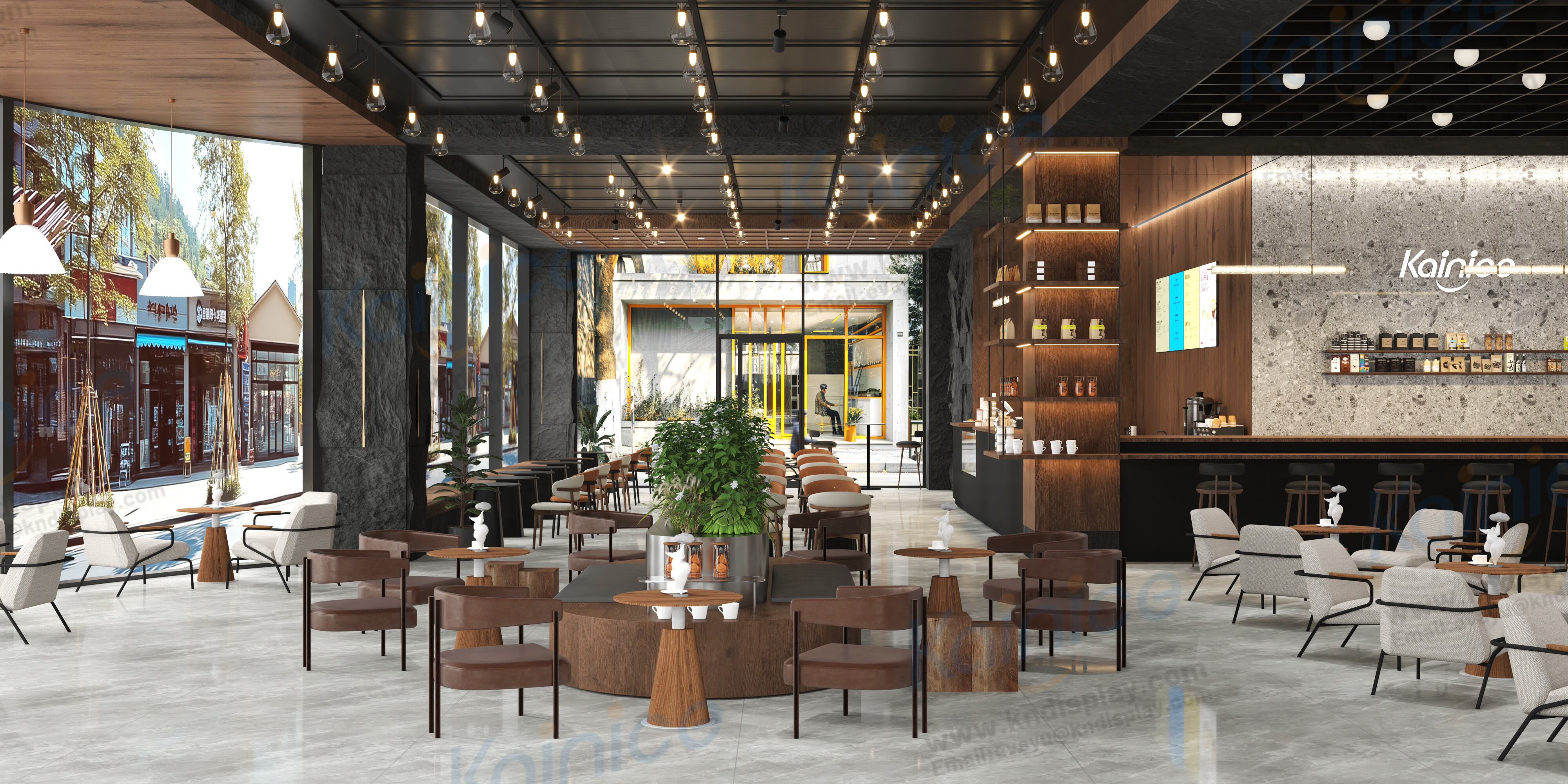 coffee bag display rack