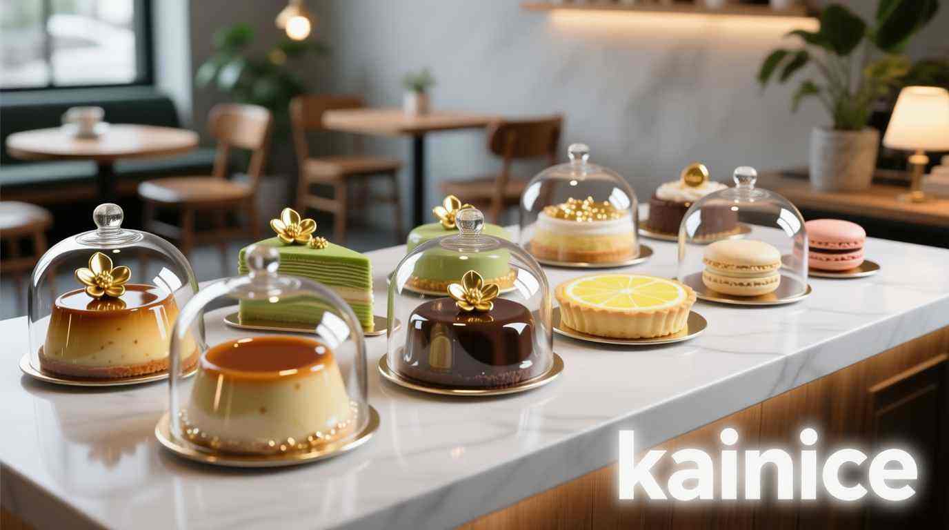 coffee shop pastry display