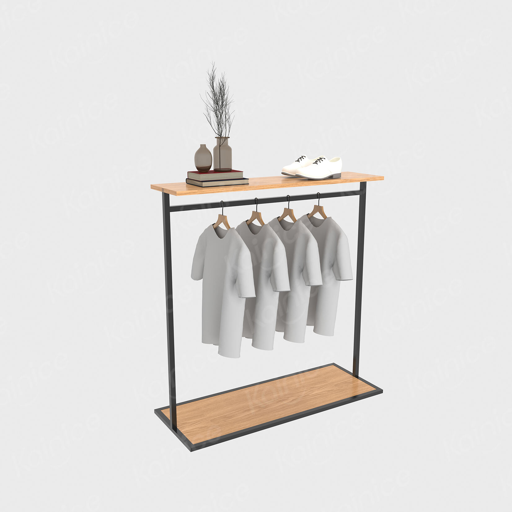 Kainice Simple Handiness T-Shirt Clothing Metal Display Stand