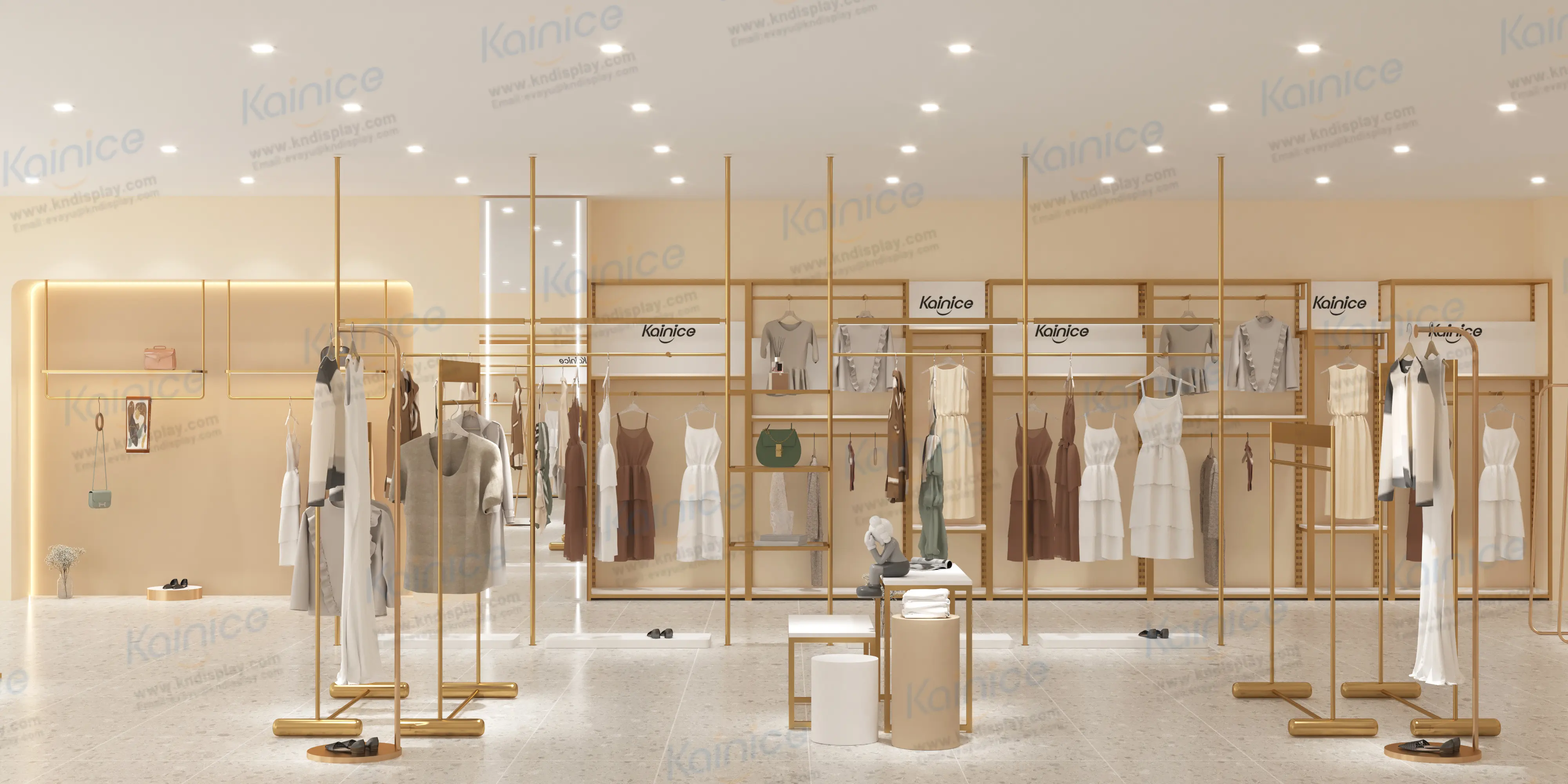 wall fixtures for retail store