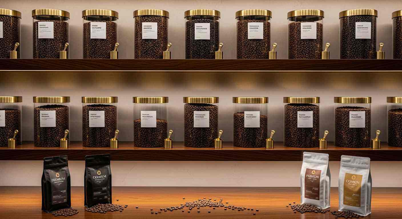 Harnessing Light and Texture: Innovative Coffee Bean Display Ideas