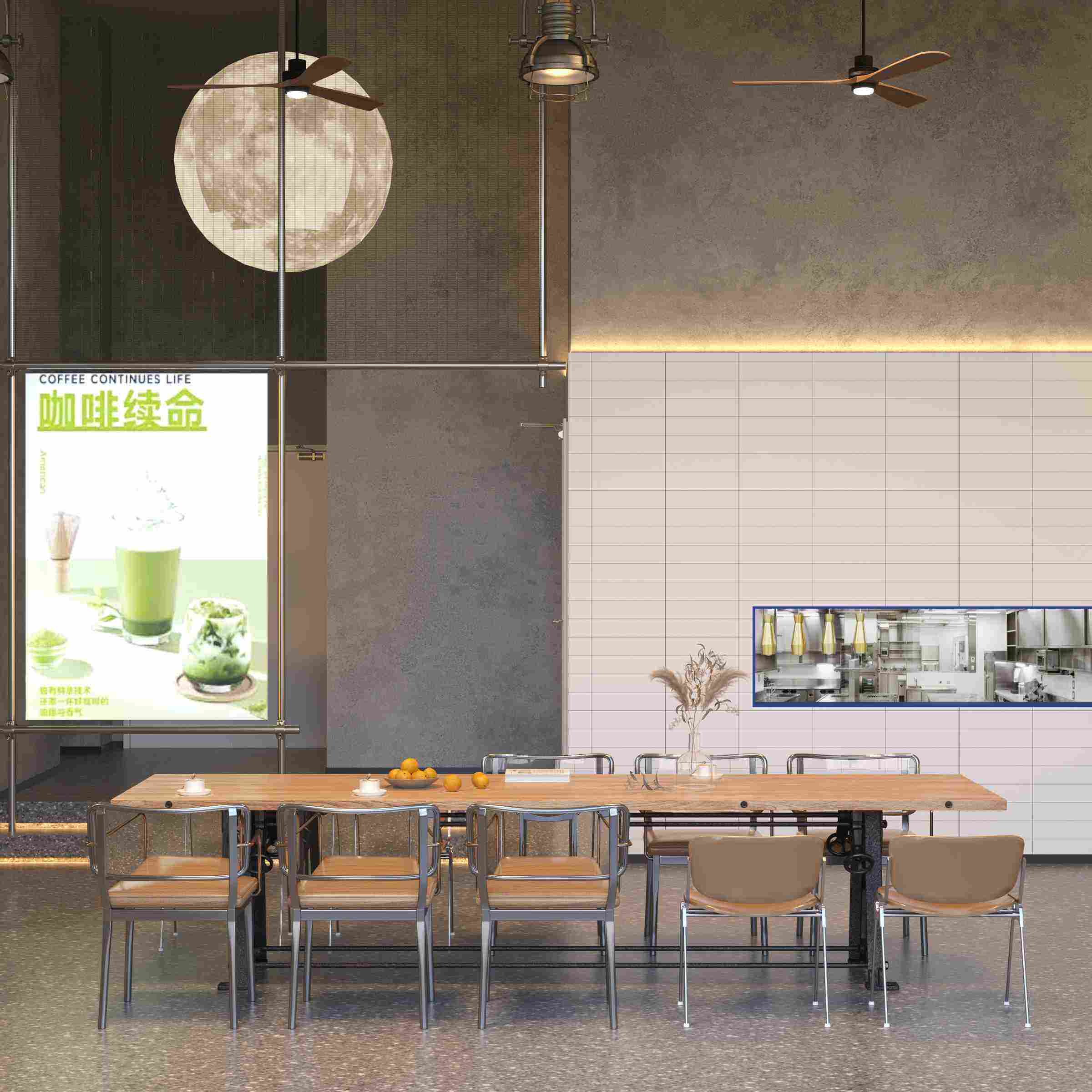 coffee cup display rack