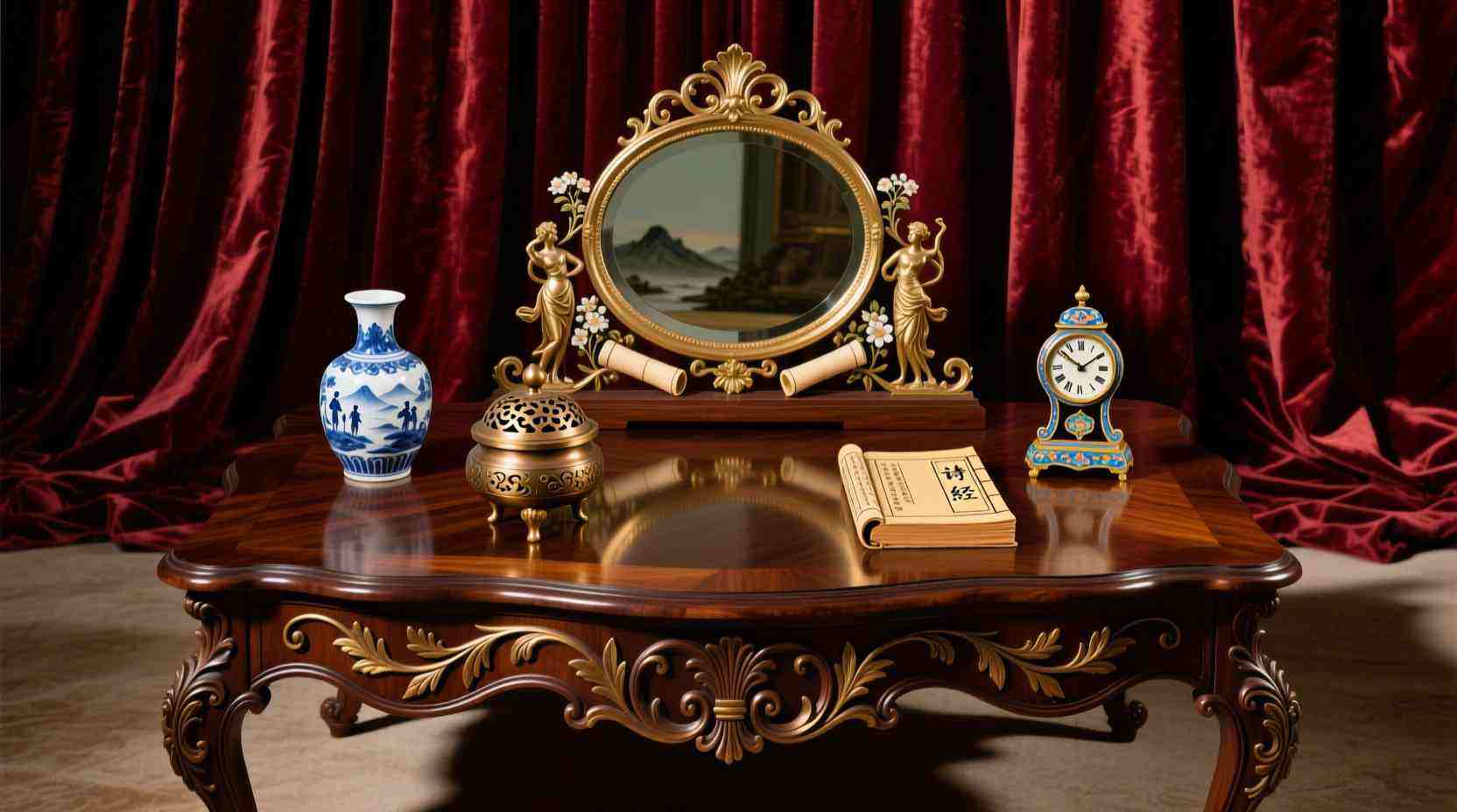 curio display coffee table