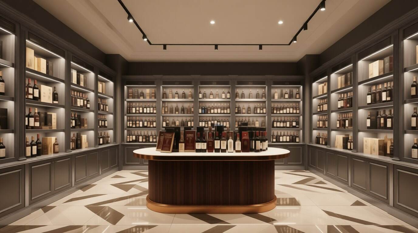 retail liquor store fixtures