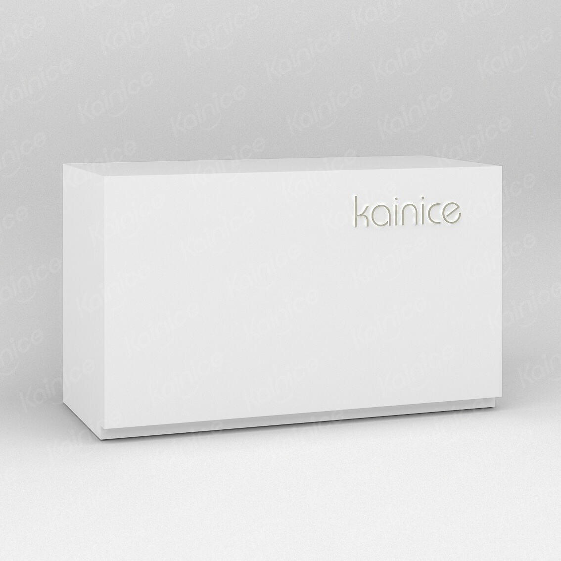 Kainice Clothes Store Simple White Wooden Checkout Counter