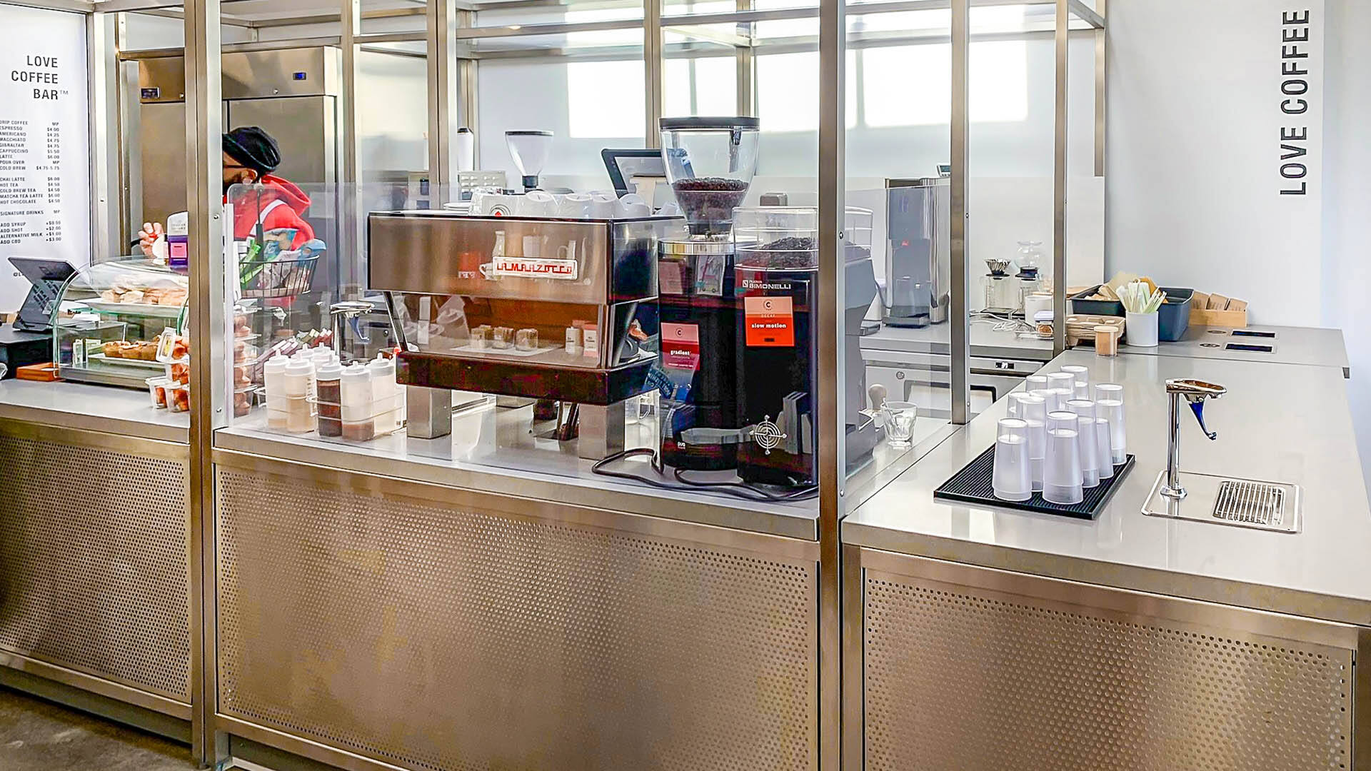 coffee mug display cabinet