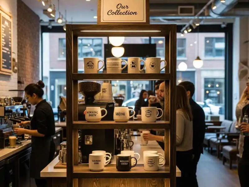 DIY tips for styling and organizing a small display rack.