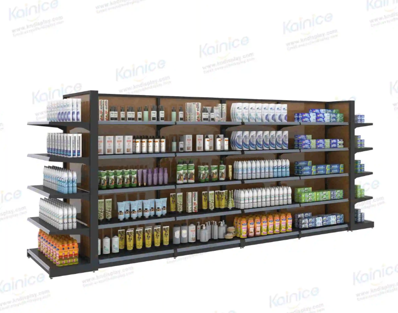 What is a gondola and how is it used in supermarkets?