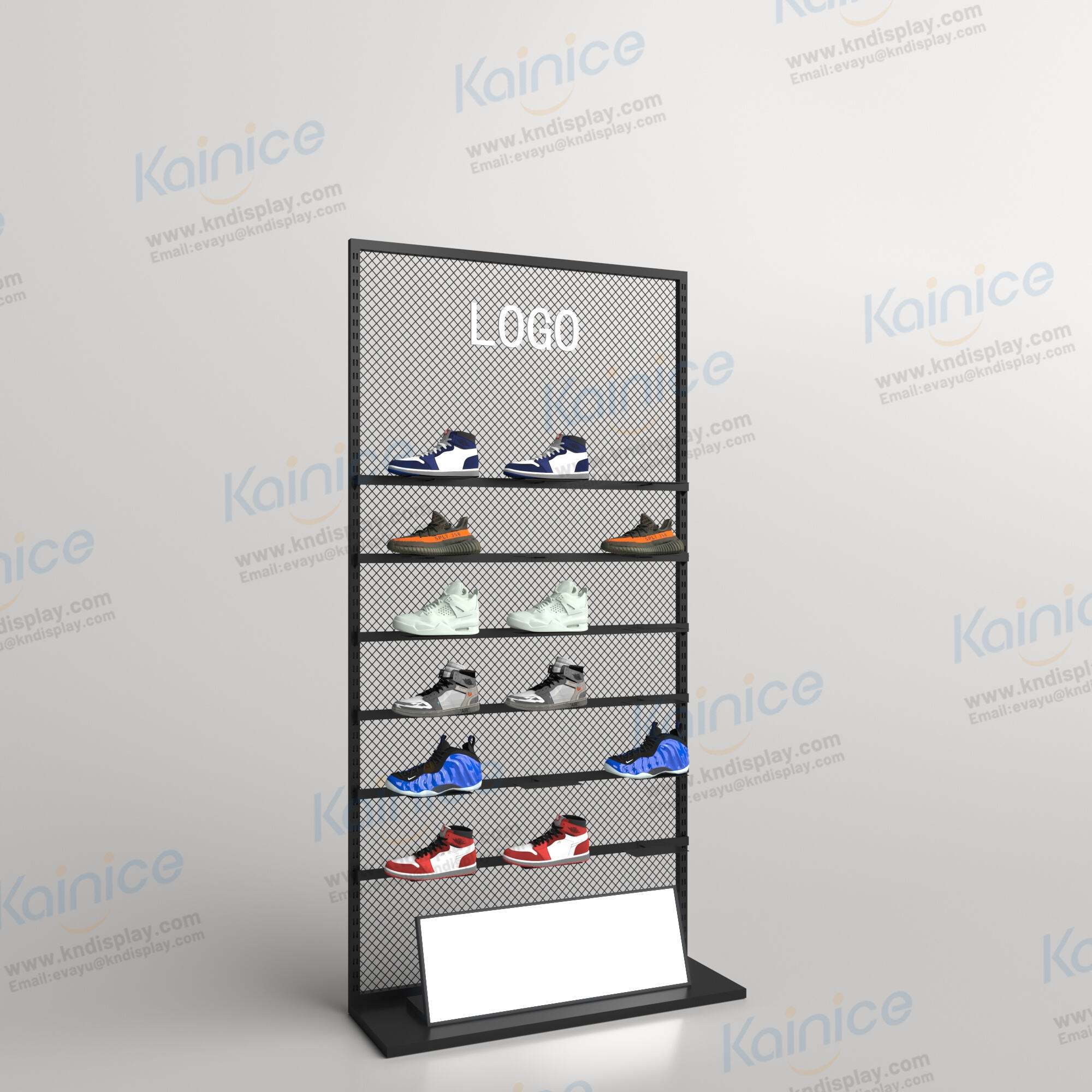 Maximize Vertical Space with Slatwall-Compatible Display Shelves