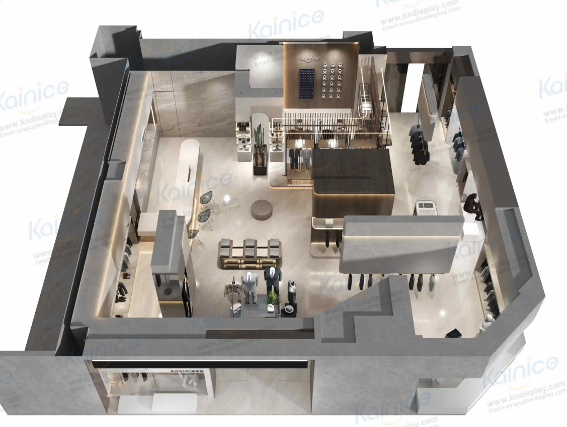 Why are rotating counter displays gaining popularity in retail?\n