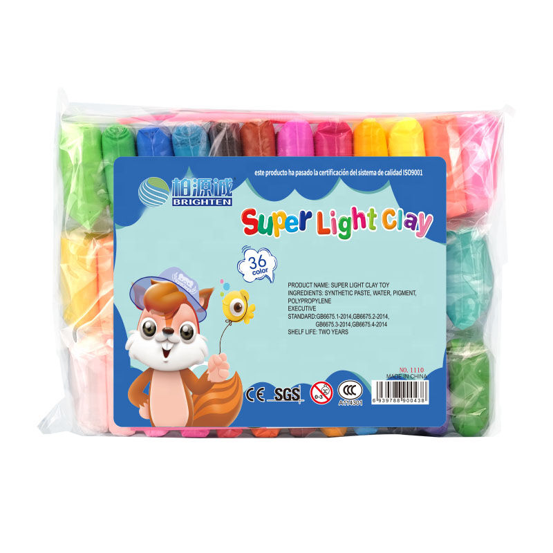36 Colors Ultra-Light Clay - Non-Toxic Modeling Clay for Kids Art ...