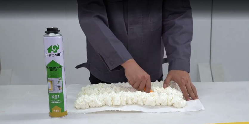 Bhome Dual-Use Foam Sealant: Fine-Celled, High Resilience & Hardness for Door/Window Gap Filling