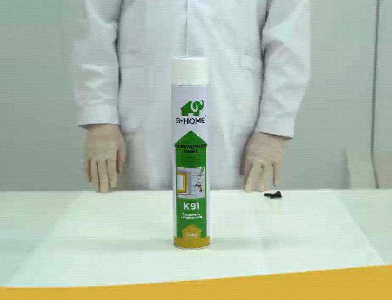Bhome Dual-Use Foam Sealant: Fine-Celled, High Resilience & Hardness for Door/Window Gap Filling