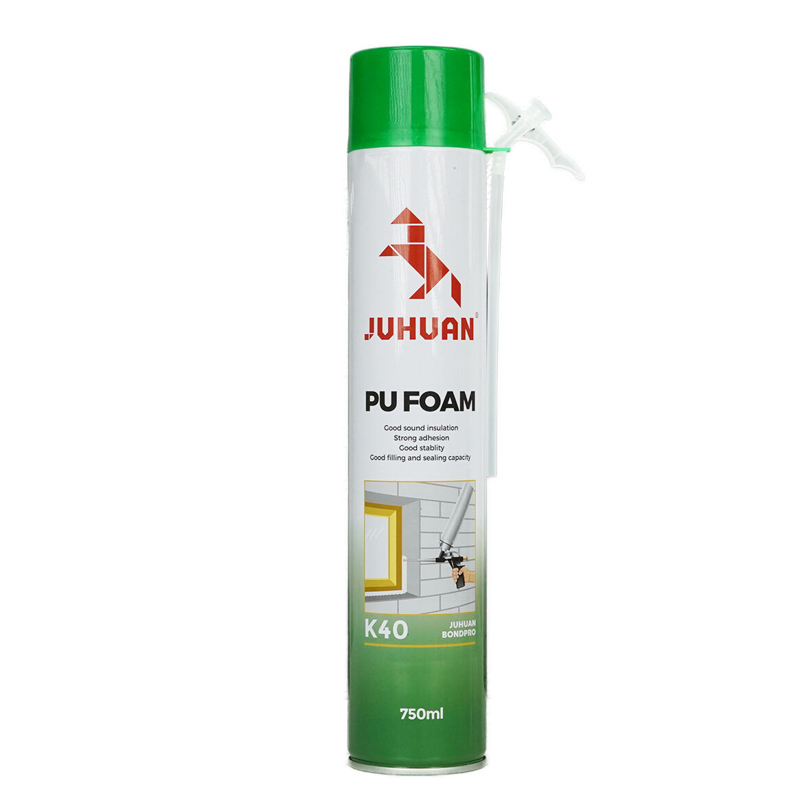 주환 K40 프로페셔널 PU 폼 스프레이 - 즉시 밀폐 및 우수한 단열 기능