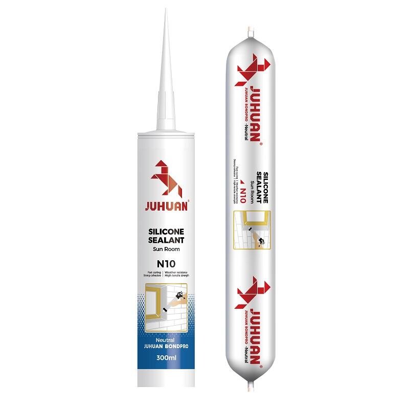 JUHUAN N10 Neutral Cure Silicone Sealant for Sun Rooms Glass Curtain Walls High Strength Weatherproof