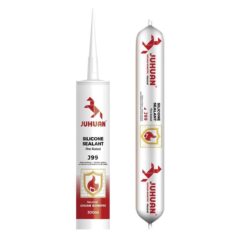 Juhuan J99 Fire Rated Silicone Sealant Neutral Cure for Expansion Joints Glazing Fireproof