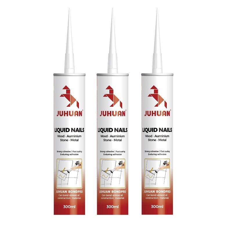 Juhuan Nail Free Glue High Strength Construction Adhesive for Wood PVC Metal Concrete