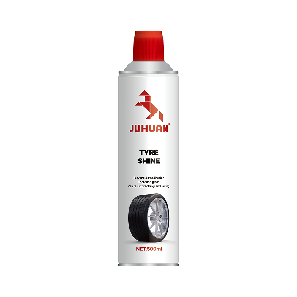 Professional Tire Shine Spray - Instant Wet-Look Finish with Dual-Action Protection