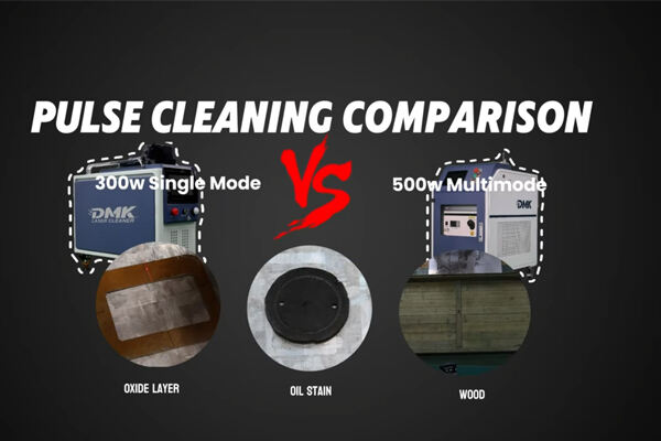 DMK Pulse Laser #cleaning Machines: 300W vs. 500W - Cleaning Effectiveness Comparison