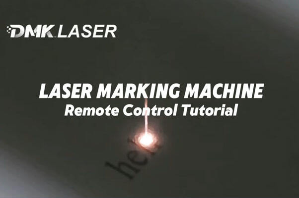 Tutorial de controle remoto da máquina de marcação a laser DMK | Guia passo a passo