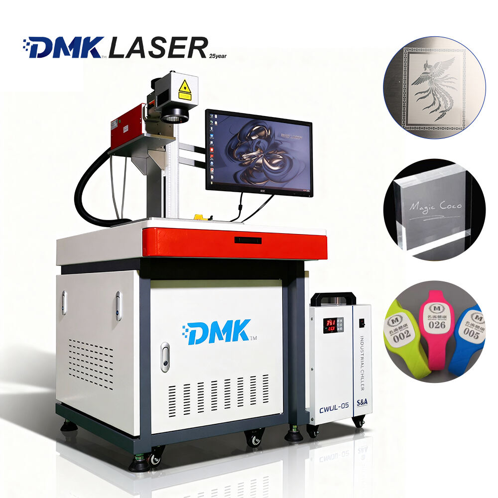 Macchina per marcatura laser UV - Lunghezza d'onda corta 355 nm + Potenza regolabile 3 W-30 W + Marcatura ultrafine + Raffreddamento a liquido con temperatura costante - Per cosmetici/settore medico/componenti elettronici/marcatura su PCB flessibili