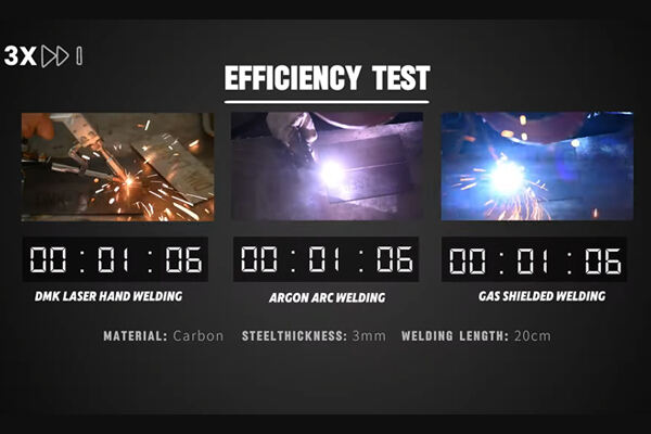 The efficiency comparison between handheld laser welding and traditional welding machines