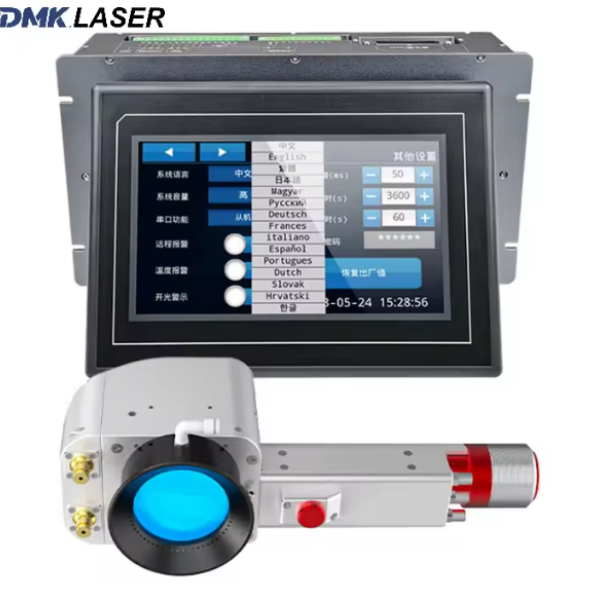 Testina portatile per pulizia laser serie ZBTK per integrazione con macchina professionale per pulizia laser di strati di vernice/ruggine/ossidi