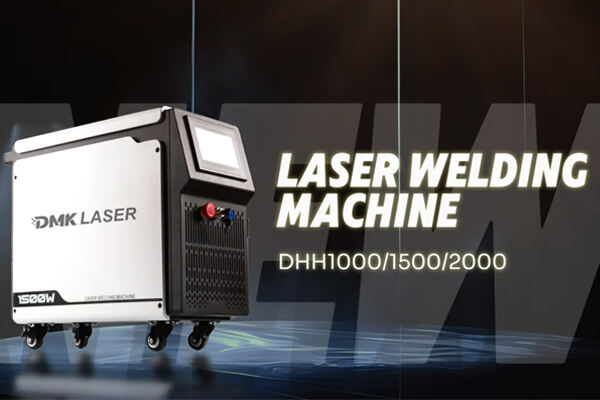 DMK new design handheld laser welding machine operation process