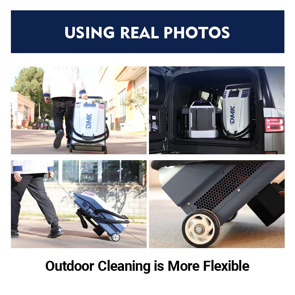 Equipo de limpieza para maletas de ruedas