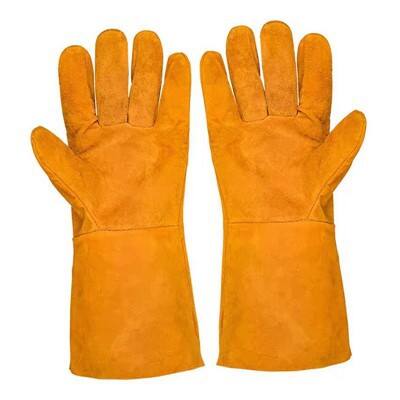 Cowhide welding protective gloves