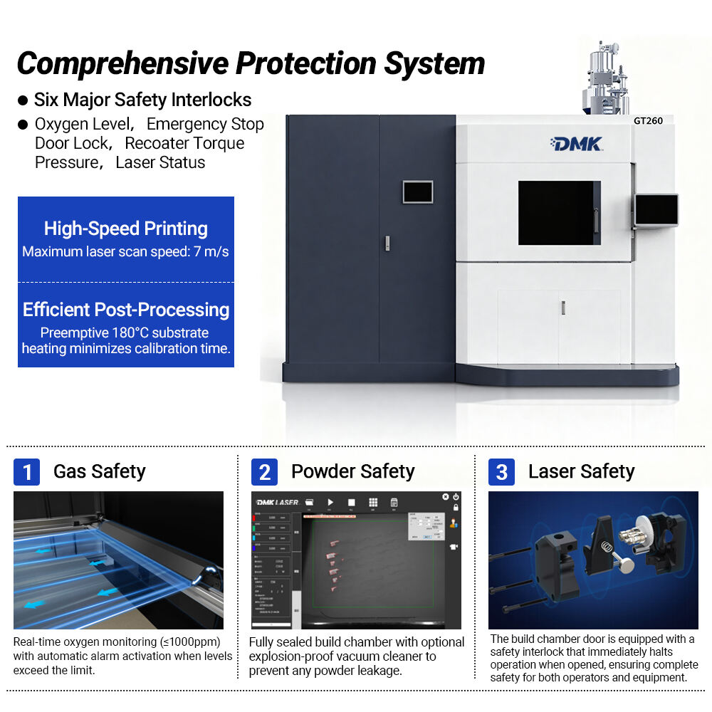 DMK SLM 200W 500W GT260 Metal 3D Printing System