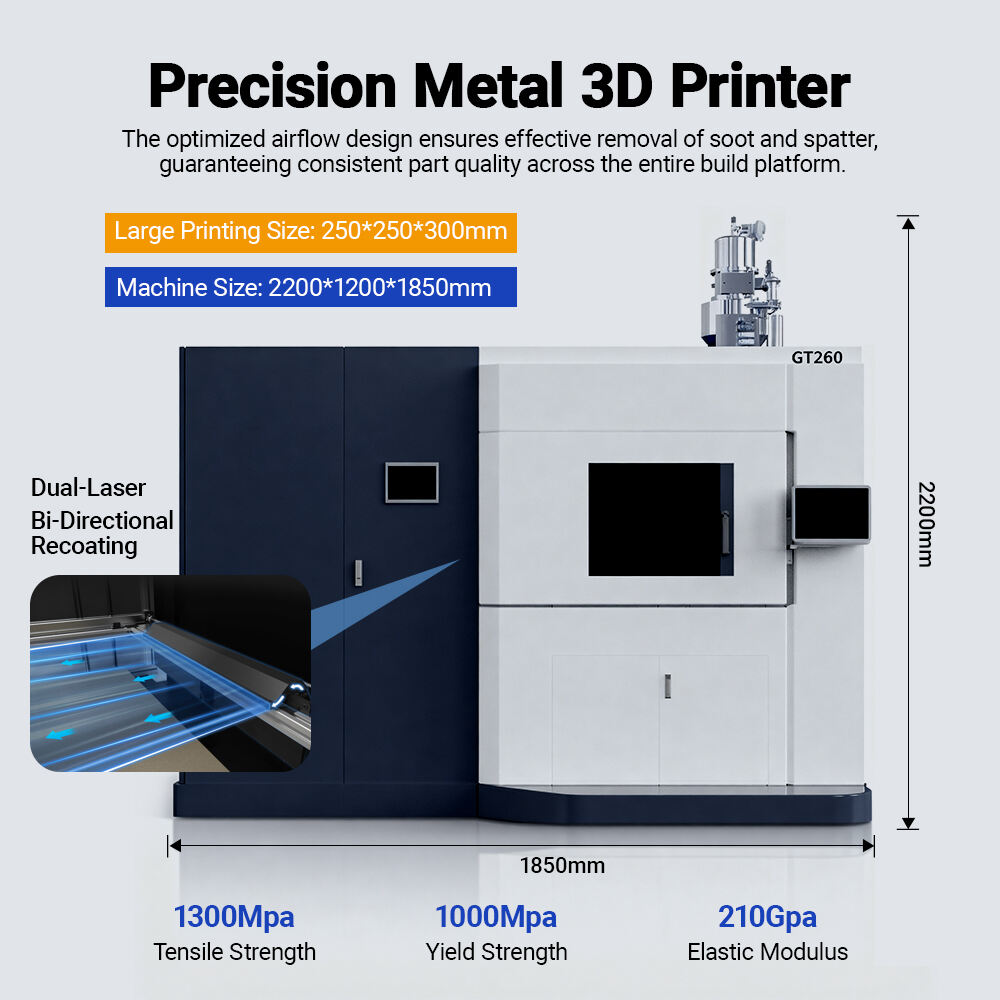 DMK SLM 200W 500W GT260 Metal 3D Printing System