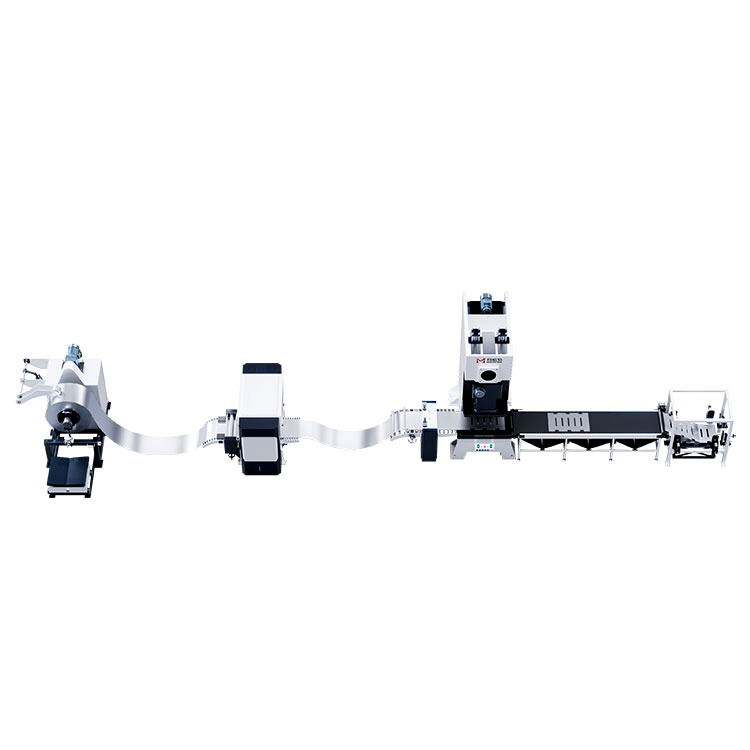 Automatic Uncoiling Leveling Stamping Line for Metal Sheets