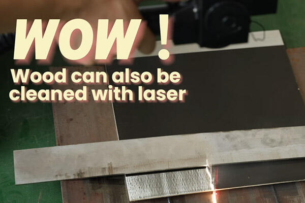 I laser possono pulire anche il legno?