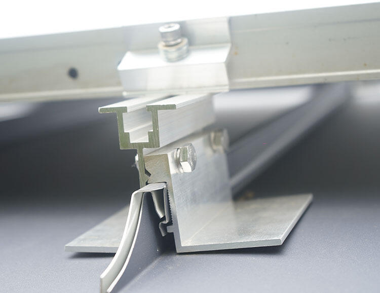 Non-Adjustable Solar Panel Mount for Standing Seam Steel Roof manufacture