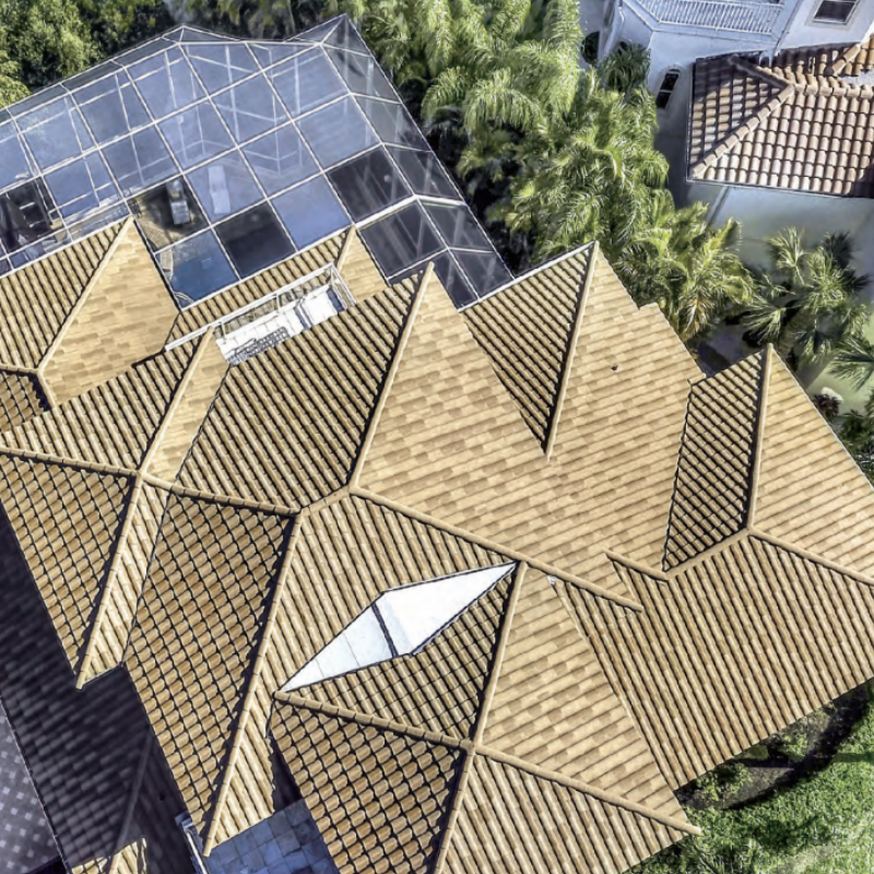 Quacent Stone Coated Metal Roofing Tile Top Energy® 2 in 1 (BIPV) Solar Tile