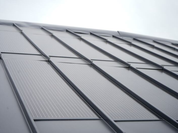 Stand Seam Steel 2 in 1 Solar Tile TE-B